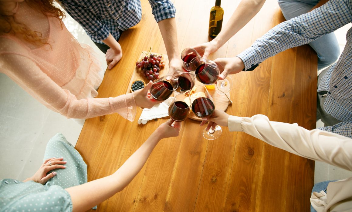 degustare un vino a casa