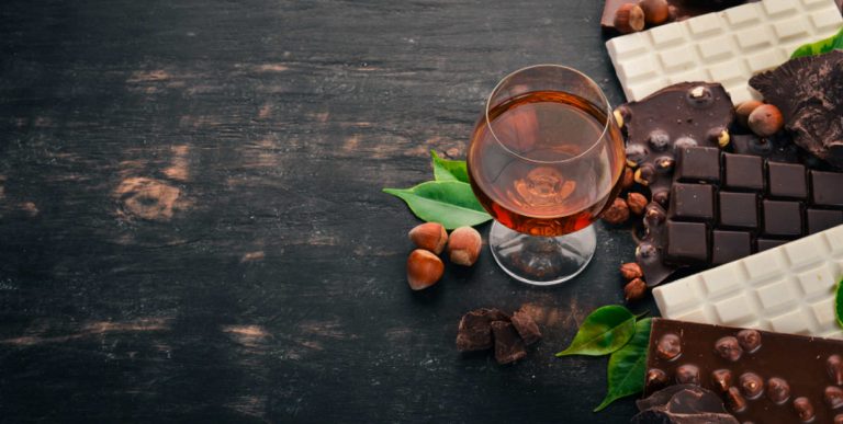 vino e cioccolato